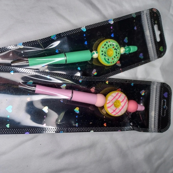 Other - Handmade silicone beaded pens